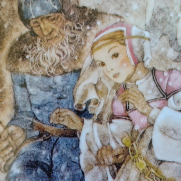 Vintage German Riese  "The Journey" Fairytail Plate Fairycore Angelcore - Picture 2 of 5